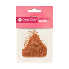   Crystal Nails -  METÁL KÖRÖMGYÖNGY UTÁNTÖLTŐ - GYÖNGY - ROSEGOLD 0,6MM