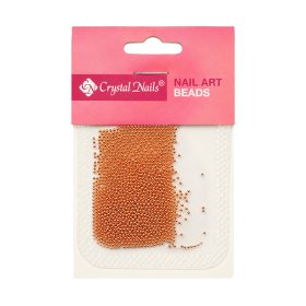   Crystal Nails -  METÁL KÖRÖMGYÖNGY UTÁNTÖLTŐ - GYÖNGY - ROSEGOLD 1,2MM