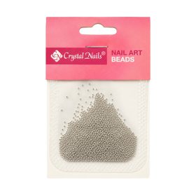   Crystal Nails -  METÁL KÖRÖMGYÖNGY UTÁNTÖLTŐ - GYÖNGY - SILVER 0,6MM