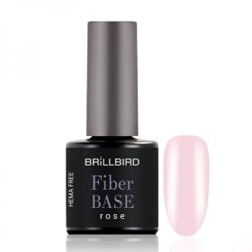   BrillBird - Fiber Base Gel - Rose – üvegszálas alapozózselé - 8ml