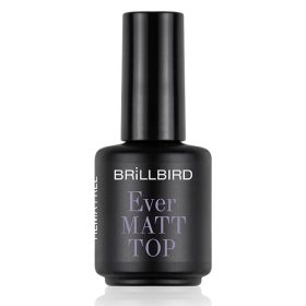 BrillBird - Ever Matt Top – velúr matt fedőzselé - 15ml