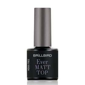 BrillBird - Ever Matt Top – velúr matt fedőzselé - 8ml