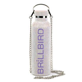 BrillBird - Strasszos Kulacs - Fehér