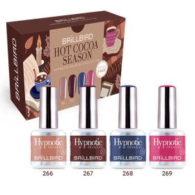 Brillbird - Hot Cocoa Season Hypnotic Gel&Lac Kit - LIMITÁLT! - 4x4 ml    Brillbird - Hot Cocoa Season Hypnotic Gel&Lac Kit - LIMITÁLT! - 4x4 ml