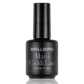 Brillbird - TOP MANI GEL&LAC - Fedőfény - 15ml