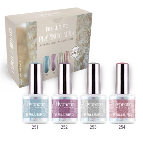 BrillBird - Platinum Aura - Hypnotic GélLakk Készlet