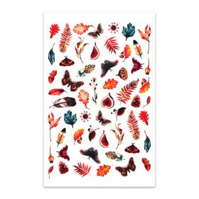 Brillbird - Vizes körömmatrica - Autumn essentials