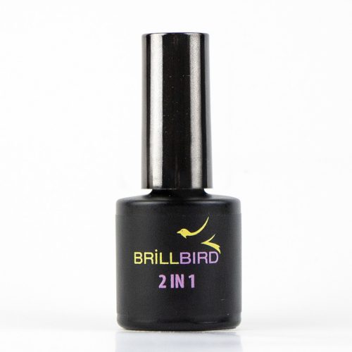 Brillbird - 2 IN 1 - alapozó és fedőlakk - 8ml - THF