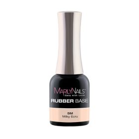 MarilyNails - RUBBER BASE - HEMA FREE - 5M - Milky Ecru - 7ml - THF   MarilyNails - RUBBER BASE - HEMA FREE - 5M - Milky Ecru - 7ml - THF