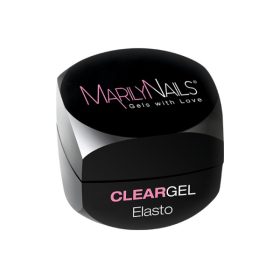   Marilynails - ELASTO - CLEARGEL - Lágyabb átlátszó építő zselé - 13ml