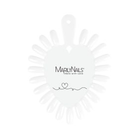 MarilyNails - Margaréta - szív alakú - White - 10db