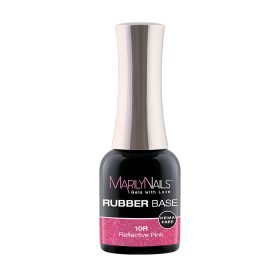 MarilyNails - RUBBER BASE - 10R - Reflective Pink - 7ml
