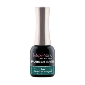   MarilyNails - RUBBER BASE - 14R - Reflective Emerald - 7ml - HF