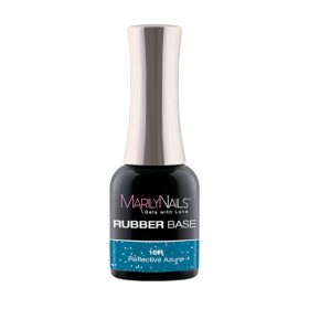   MarilyNails - RUBBER BASE - 16R - Reflective Azure - 7ml - HF