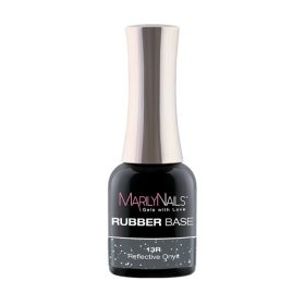 MarilyNails - RUBBER BASE - 13R - Reflective Onyx - 7ml - HF