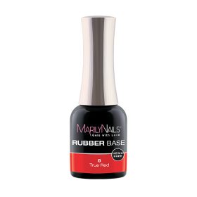 MarilyNails - RUBBER BASE - 8 - True Red - 7ml