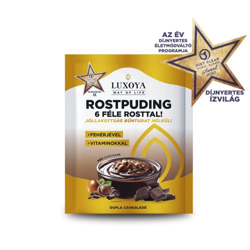 Luxoya - Rostpuding 6 féle rosttal - Dupla csokoládé - 25g