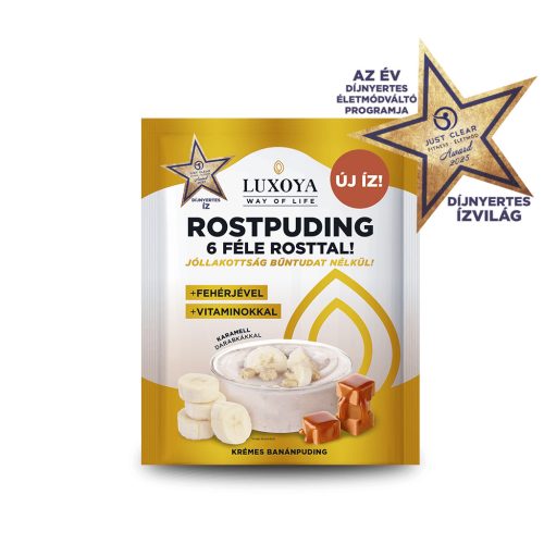 Luxoya - Rostpuding 6 féle rosttal - Krémes banán - 25g