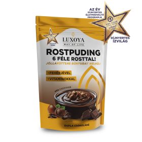 Luxoya - Rostpuding 6 féle rosttal - Dupla csokoládé - 300g   Luxoya - Rostpuding 6 féle rosttal - Dupla csokoládé - 300g