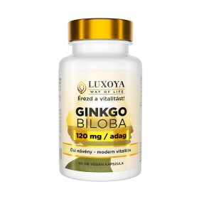   Luxoya - Ginkgo biloba kivonatot és cinket tartalmazó étrend-kiegészítő kapszula - 60db