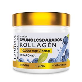 Luxoya - Valódi Gyümölcsdarabos Collagen - Kékáfonya - 300g    Luxoya - Valódi Gyümölcsdarabos Collagen - Kékáfonya - 300g