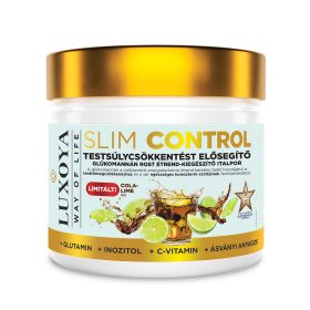 Luxoya - Slim Control - Testsúlycsökkentést elősegítő glükomannán rost italpor – Cola-Lime ízű - 300g   Luxoya - Slim Control - Testsúlycsökkentést elősegítő glükomannán rost italpor – Cola-Lime ízű - 300g