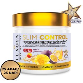 Luxoya - Slim Control - Testsúlycsökkentést elősegítő glükomannán rost italpor – Mangó-Maracuja - 300g   Luxoya - Slim Control - Testsúlycsökkentést elősegítő glükomannán rost italpor – Mangó-Maracuja - 300g