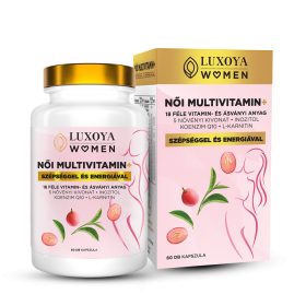   Luxoya - Női multivitamin+ étrend-kiegészítő kapszula l-karnitinnel és növényi kivonatokkal - 60db
