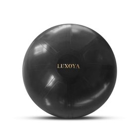 Luxoya - Óriás Fitneszlabda - Pumpával - Fekete