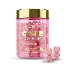   Luxoya - Cycle Comfort - Női ciklus komfort támogató - Földi eper ízű gumivitamin - 60db
