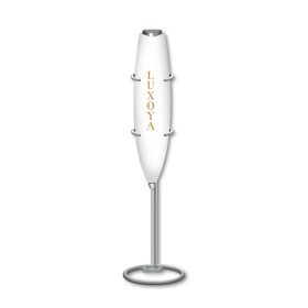   Luxoya - Pro Mixer kézi habosító tartóállvánnyal - fehér