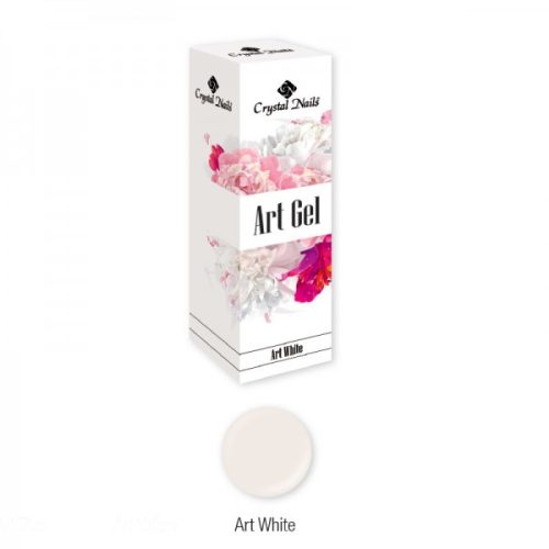 Crystal Nails - ART GEL - FESTŐZSELÉ - ART WHITE - 5ML