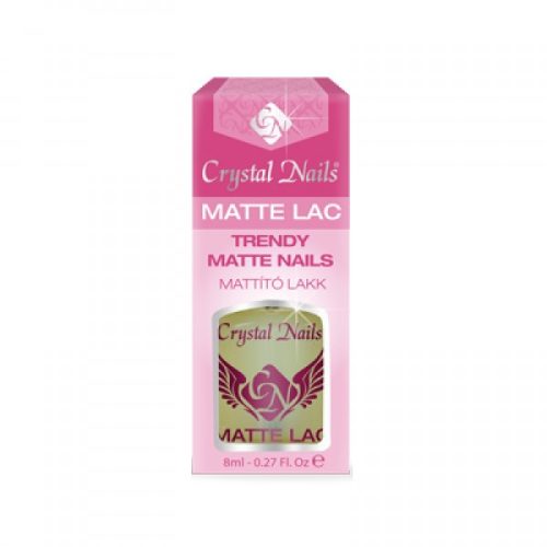 Crystal Nails - Matt Top Coat – mattító színtelen fedőlakk - 8ml