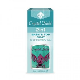 Crystal Nails - 2 in 1 - Alapozó és fedőlakk egyben - 8ml Crystal Nails - 2 in 1 - Alapozó és fedőlakk egyben - 8ml