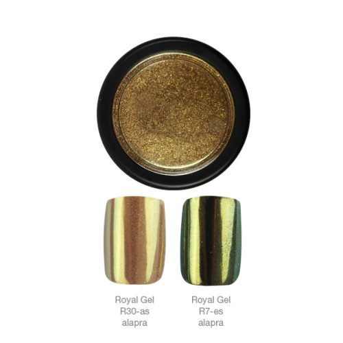 CRYSTAL NAILS - CHROMIRROR KRÓM PIGMENTPOR - ARANY
