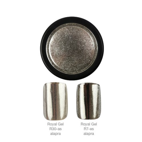CRYSTAL NAILS - CHROMIRROR KRÓM PIGMENTPOR - EZÜST