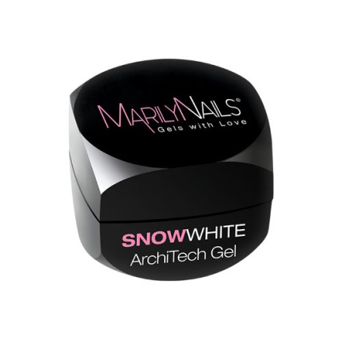 Marilynails - ARCHITECH GEL - SNOWWHITE - Hófehér - sűrű építő zselé - 13ml