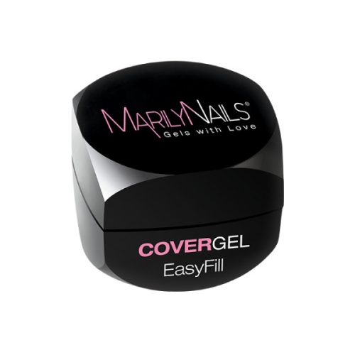 Marilynails - EASYFILL - COVERGEL  Kissé áttetszőbb körömágyhosszabbító építő zselé - 13ml