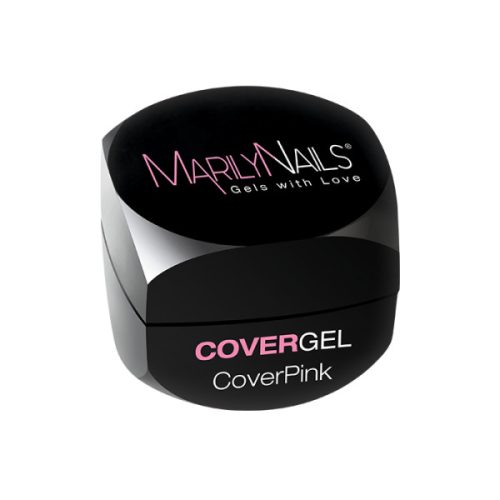 Marilynails - COVERPINK - COVERGEL - Közepes sűrűségű körömágyhosszabbító építő zselé - 40ml