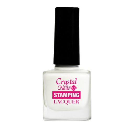 Crystal Nails - STAMPING LACQUER NYOMDALAKK - FEHÉR - 4ML