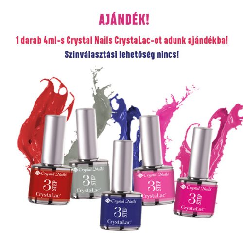 CrystalNails - Ajándék 3S Géllakk - 4ml